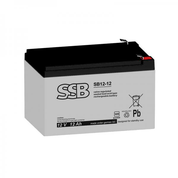 SSB-Batteries SSB 12Ah -12 Volt Blei-Akku VDS